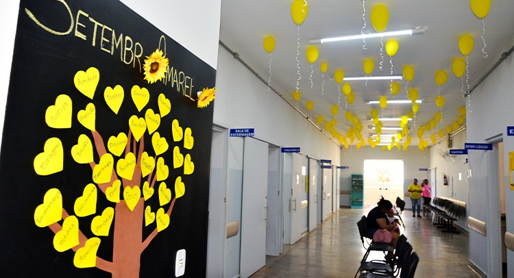 Palestras e atividades recreativas compõem campanha ‘Setembro Amarelo’ das UBSs