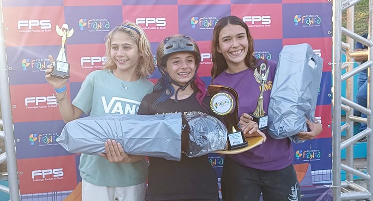Circuito de Skate tem destaques francanos