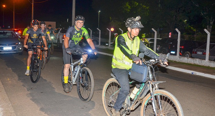 Passeio Ciclístico Noturno terá percurso na área central