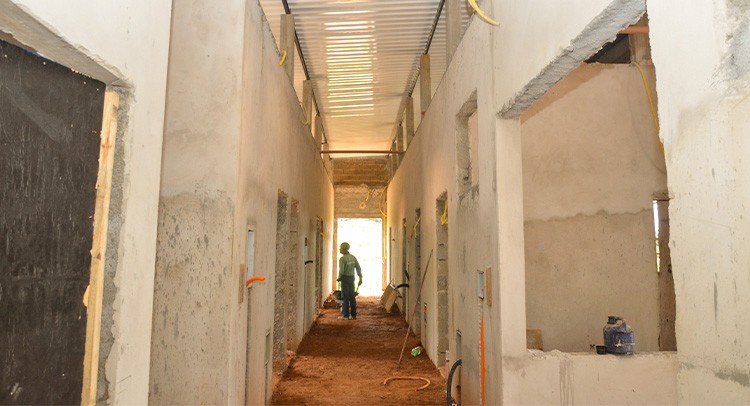 Obras da UBS Palma avançam com cobertura concluída e novas frentes de serviço nesta semana