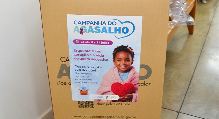 Com 60 postos, Campanha do Agasalho recebe doações