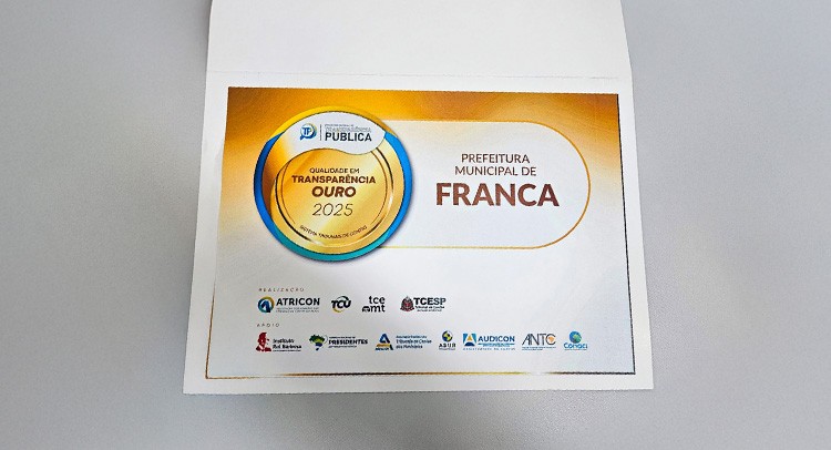 Prefeitura conquista Selo Ouro em Transparência Pública concedido pelo Tribunal de Contas do Estado