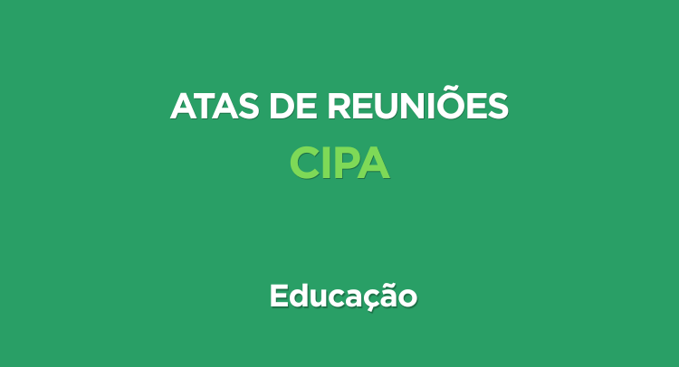 Atas de Reuniões - CIPA Educação /2026