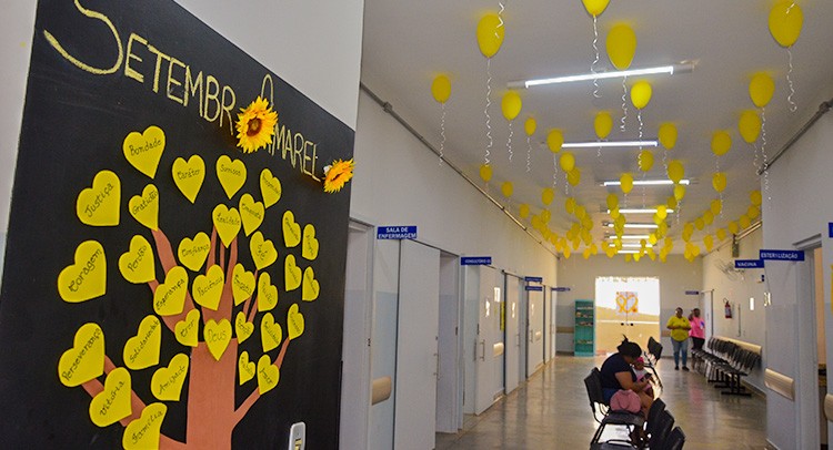 Saúde promove ações de conscientização e valorização da vida no ‘Setembro Amarelo’