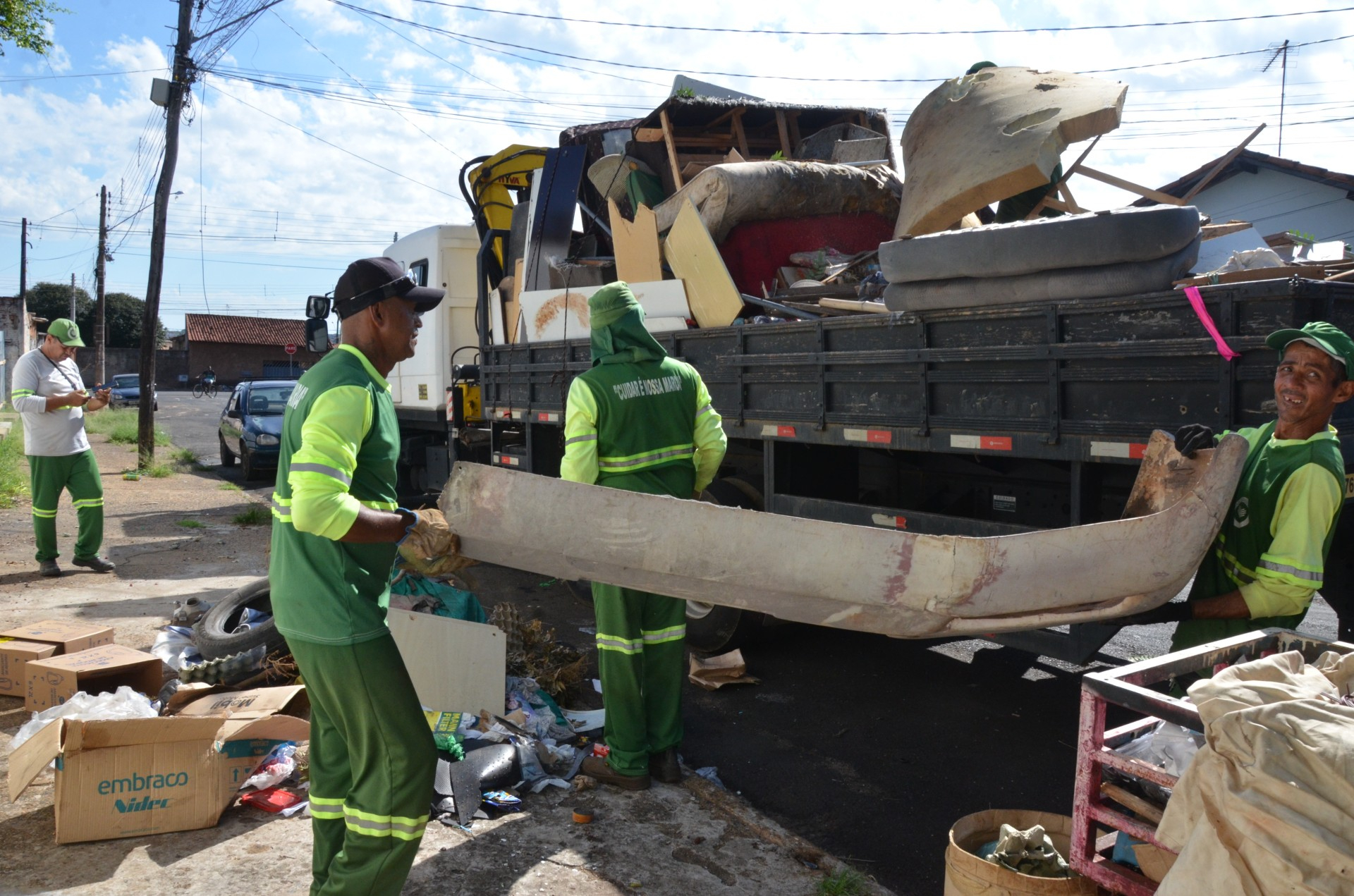 Arrastão da Limpeza recolhe mais de 19 toneladas de inservíveis