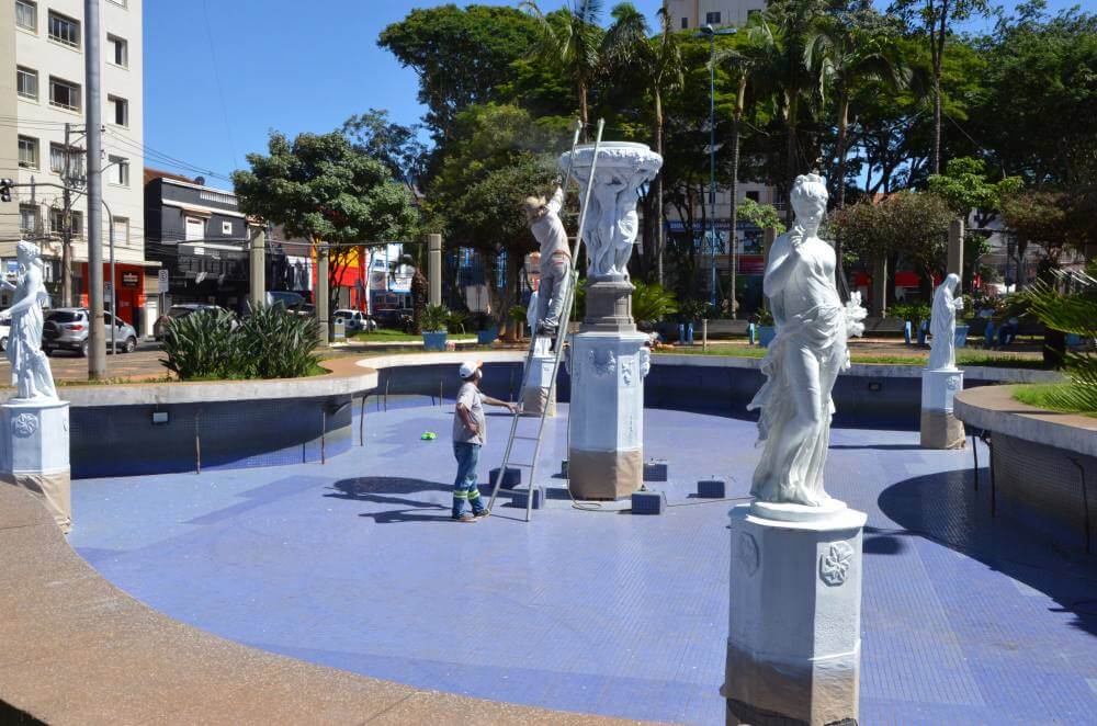 Praça Nossa Senhora da Conceição recebe revitalização