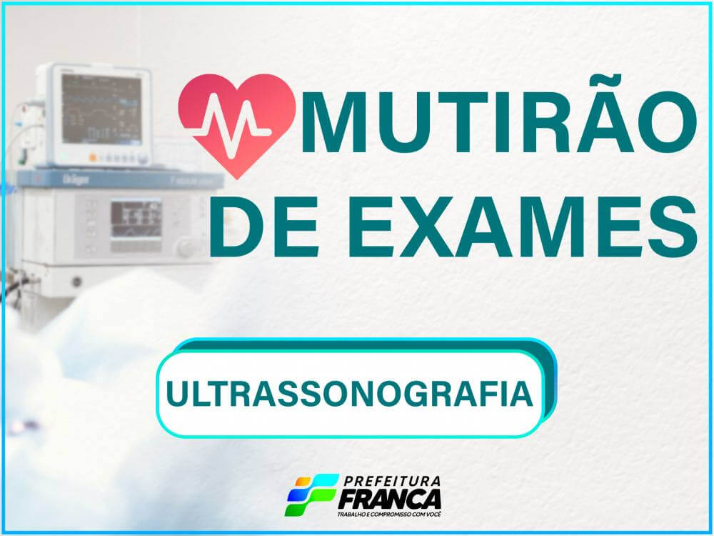 Saúde inicia exames de ultrassom nesta sexta-feira