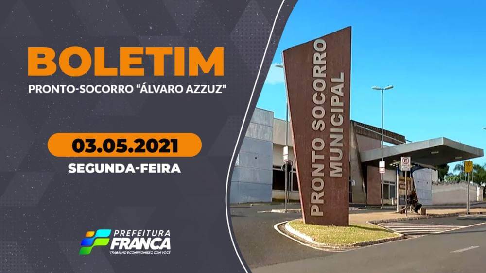 Saúde divulga boletim diário do Pronto-Socorro