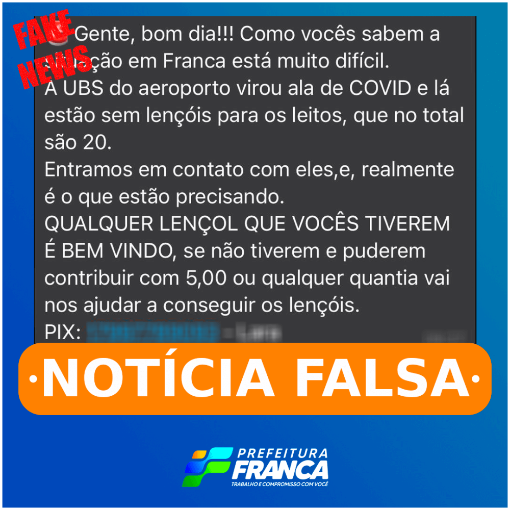 Secretaria da Saúde alerta para golpes de fake news