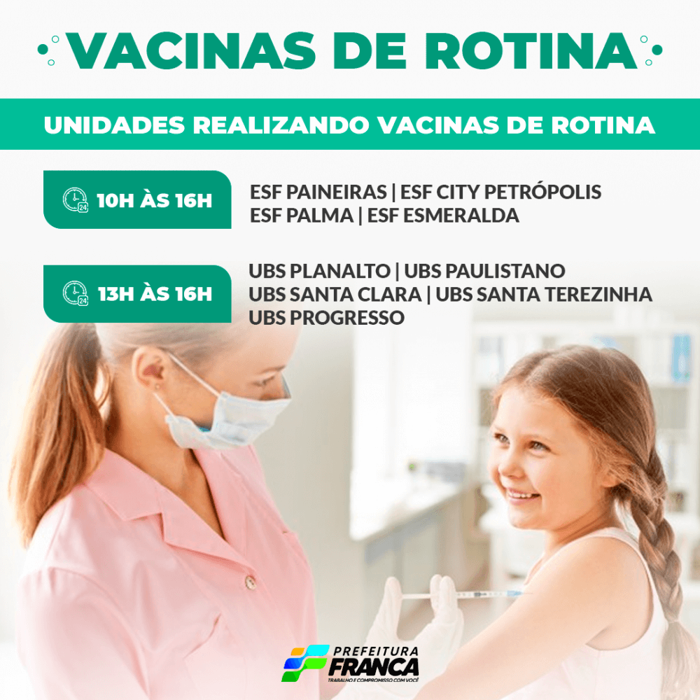 Vacina Contra Influenza e Vacinas de rotina