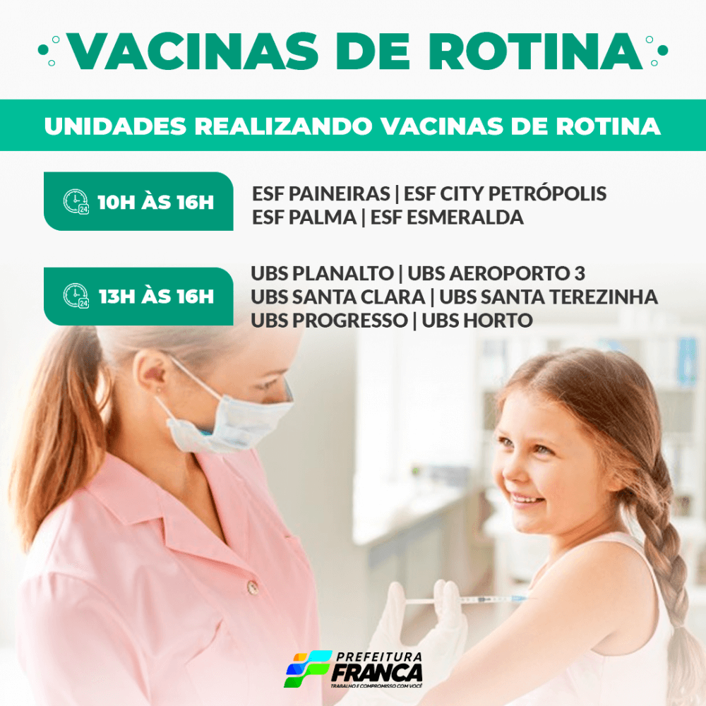 Vacina Contra Influenza e Vacinas de rotina