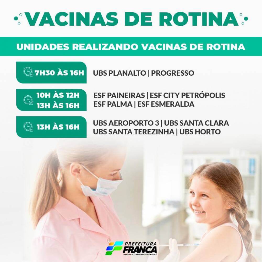 Vacina Contra Influenza e vacinas de rotina