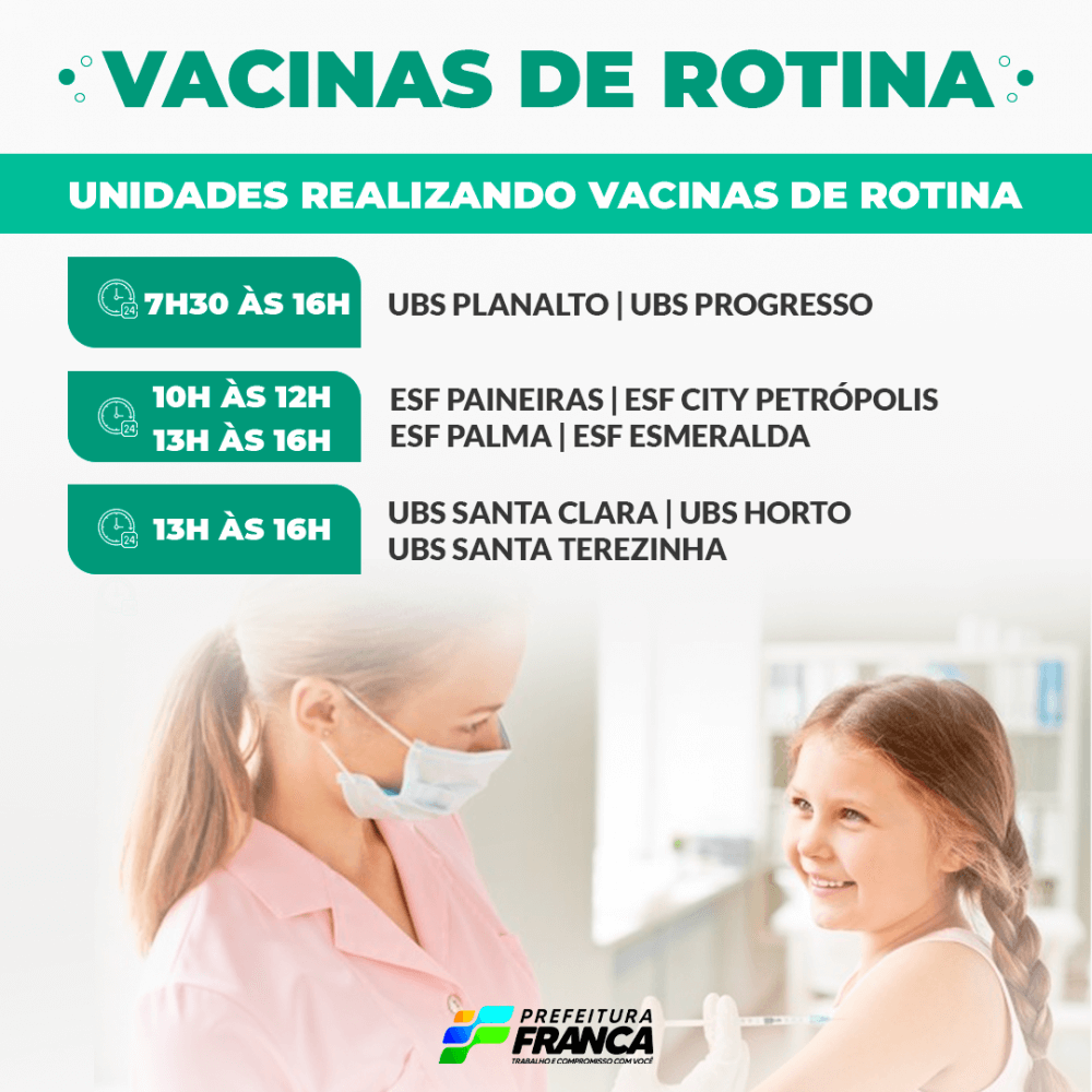 Vacina Contra Influenza e vacinas de rotina