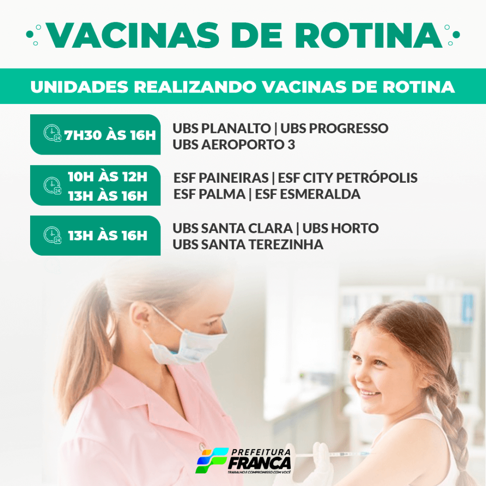 Vacina Contra Influenza e vacinas de rotina