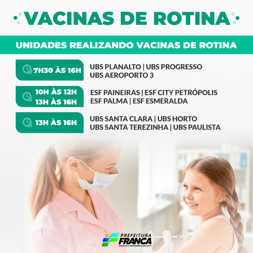 Vacina Contra Influenza e vacinas de rotina