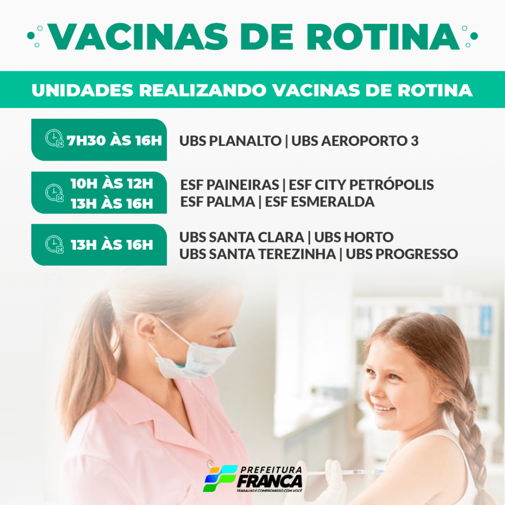 Vacina Contra Influenza e vacinas de rotina
