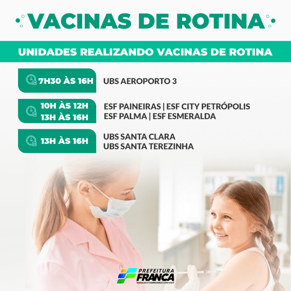 Vacina Contra Influenza e vacinas de rotina