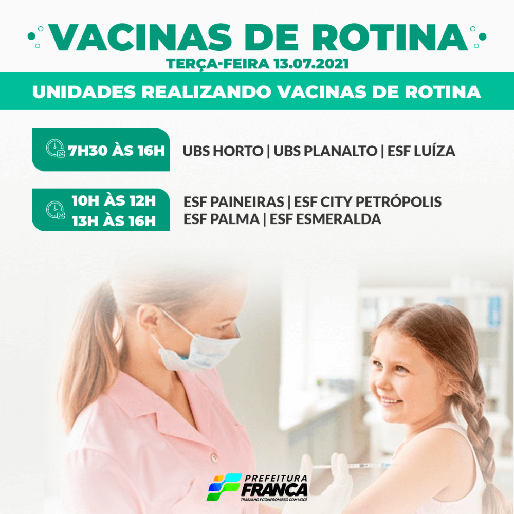 Vacina Contra Influenza e vacinação de rotina