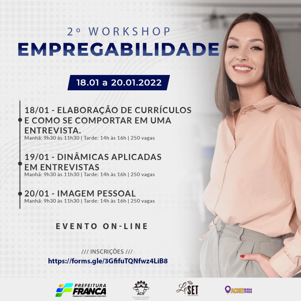 Desenvolvimento inicia 2º Workshop da Empregabilidade