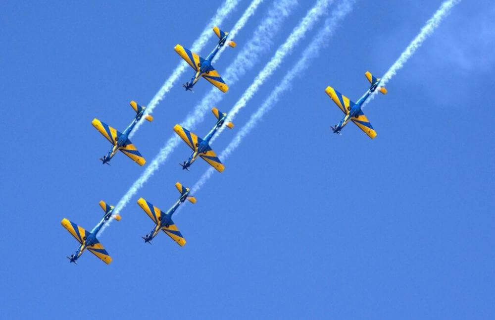 Após mais de 20 anos, Franca recebe apresentação da Esquadrilha da Fumaça