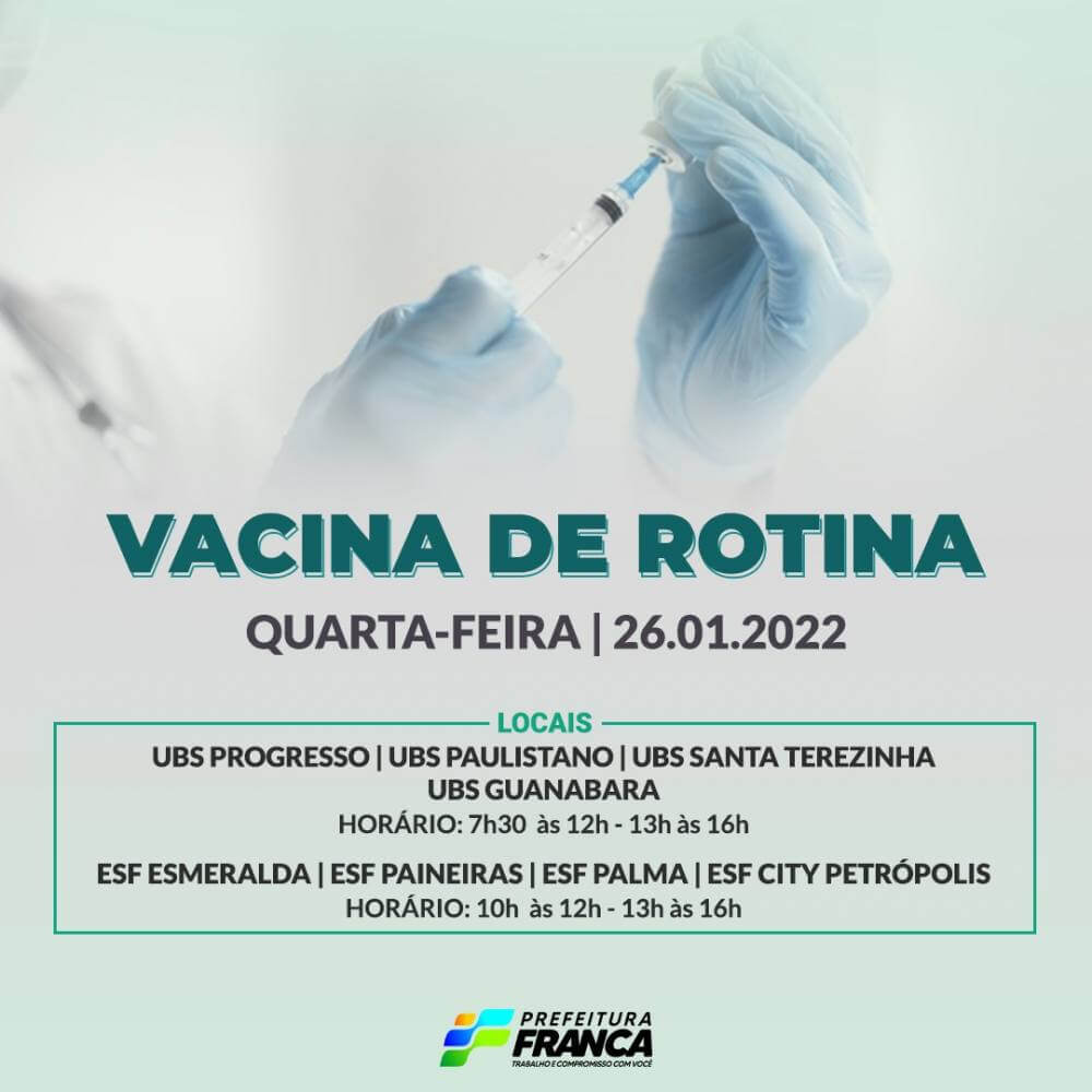 Campanha Nacional de Multivacinação (Vacinas de Rotina)