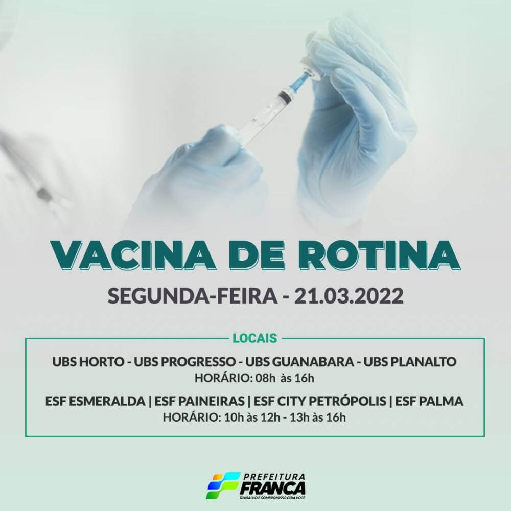 Campanha Nacional de Multivacinação (Vacinas de Rotina)