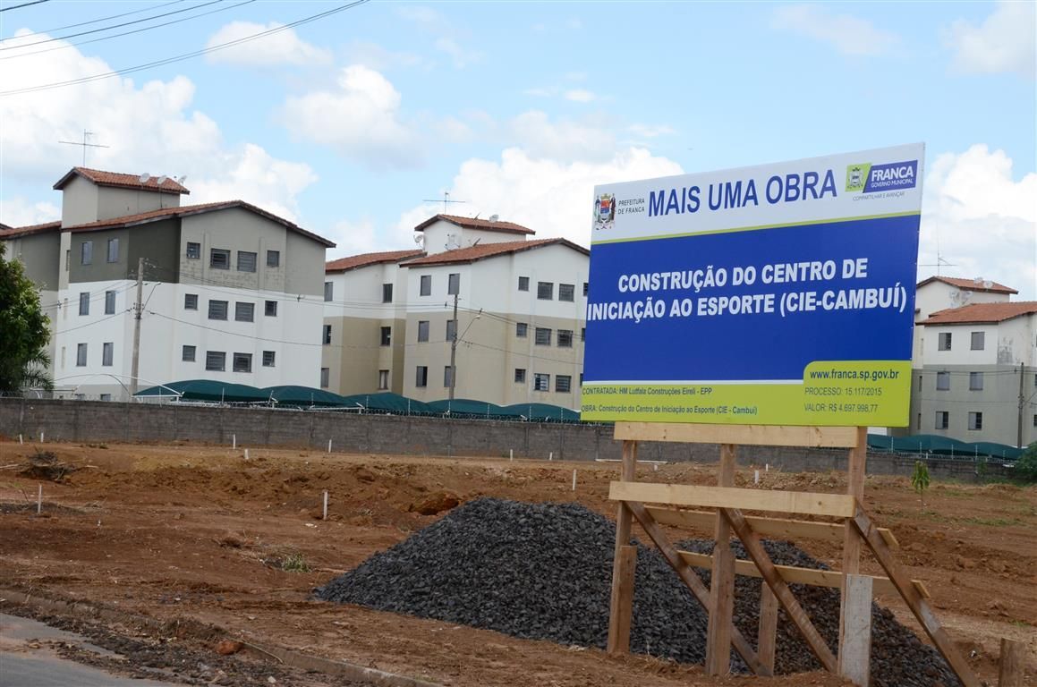Obras do Centro de Iniciação de Esporte do Jardim Cambuí estão em ritmo acelerado