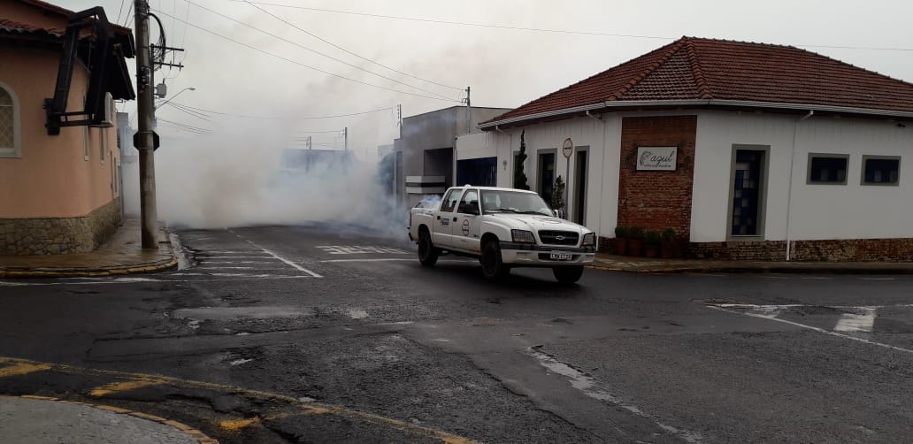 Região central recebe fumacê durante o Carnaval