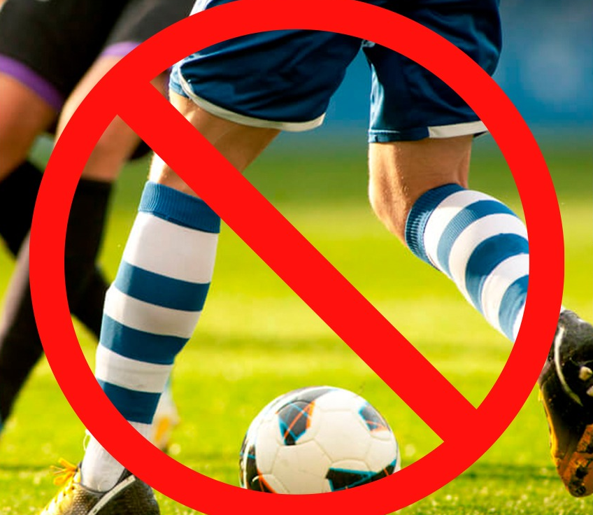 Praças de esportes interditadas para atividades