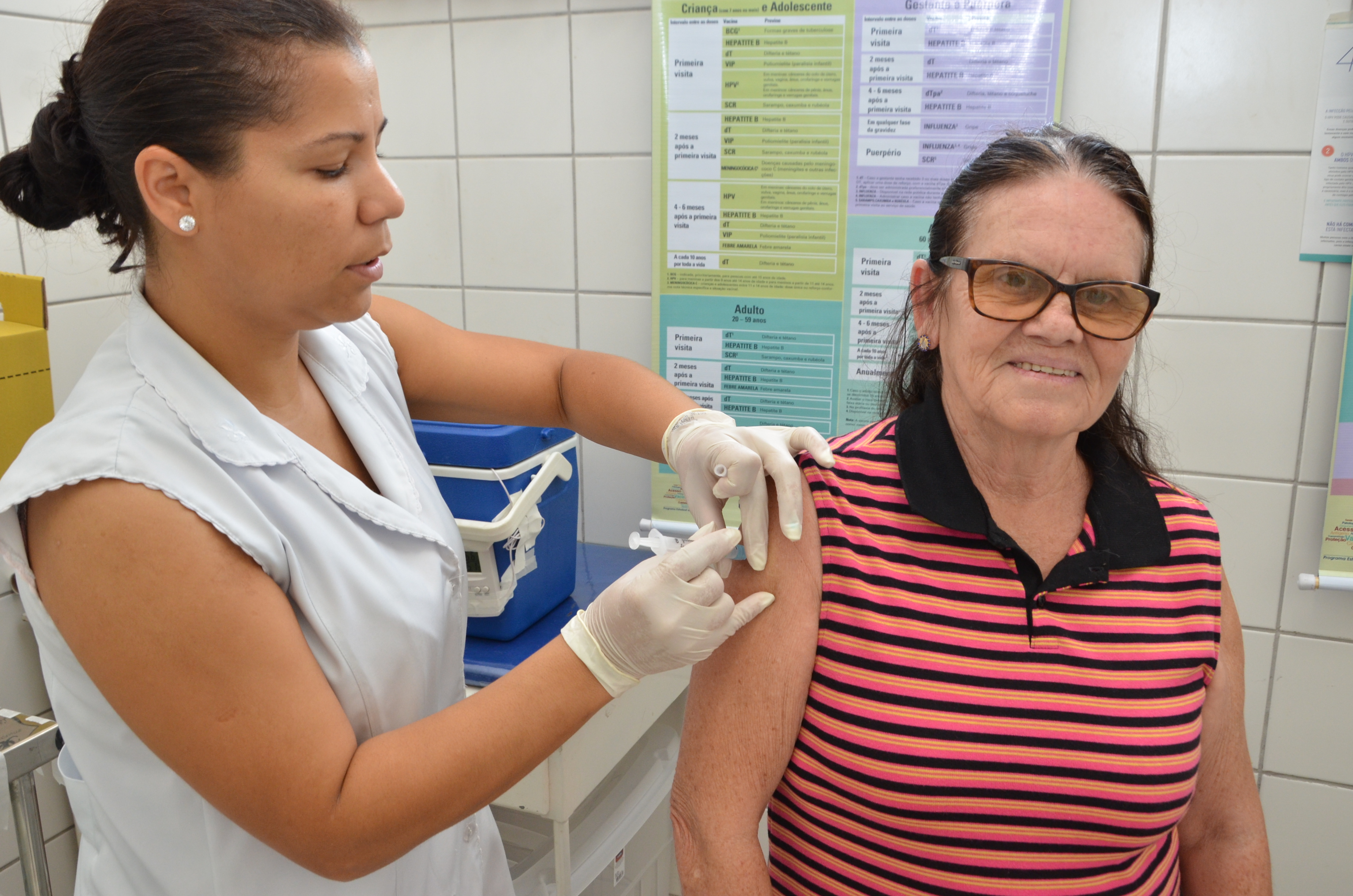 Vacinação chega a 13,3 mil pessoas