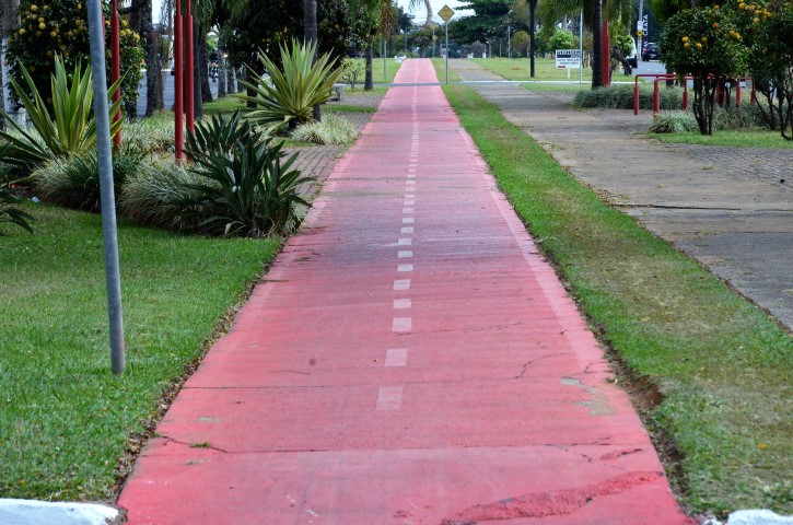 Concluídas melhorias em ciclovia da Av. Santos Dumont