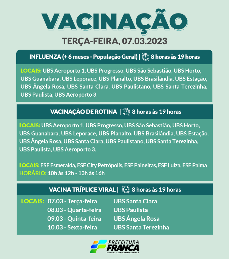Vacinas de Rotina