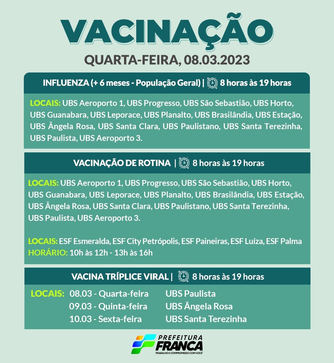 Vacinas de Rotina