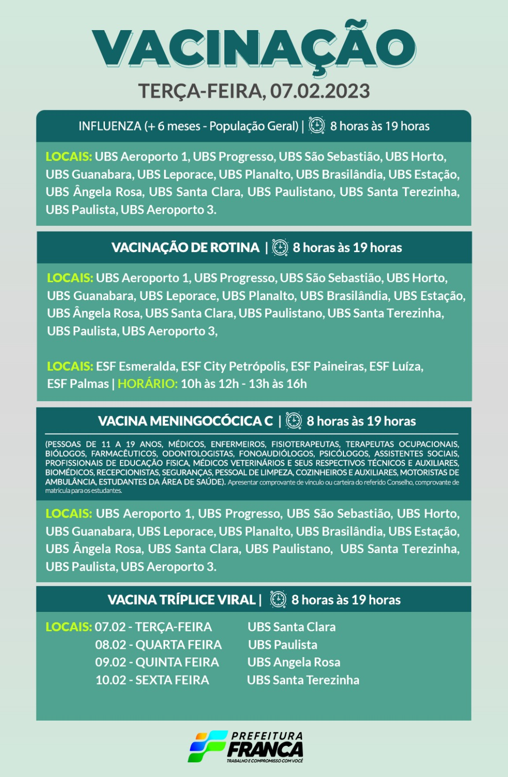 Vacinas de Rotina