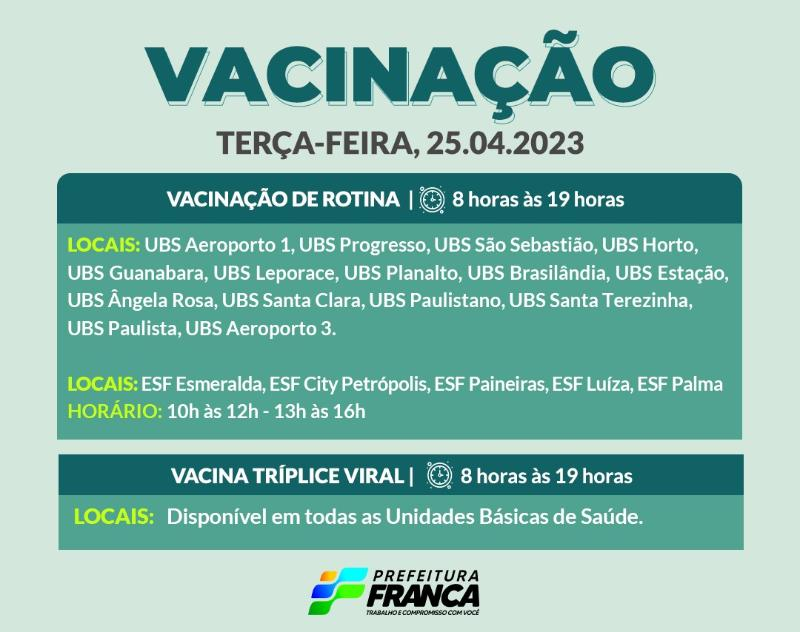 Confira a programação da Campanha de Vacinação contra a COVID-19