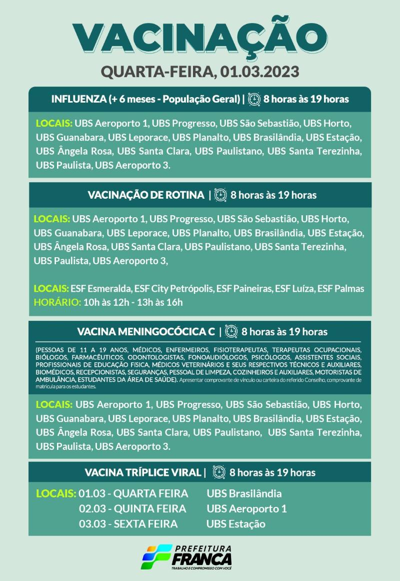 Vacinas de Rotina