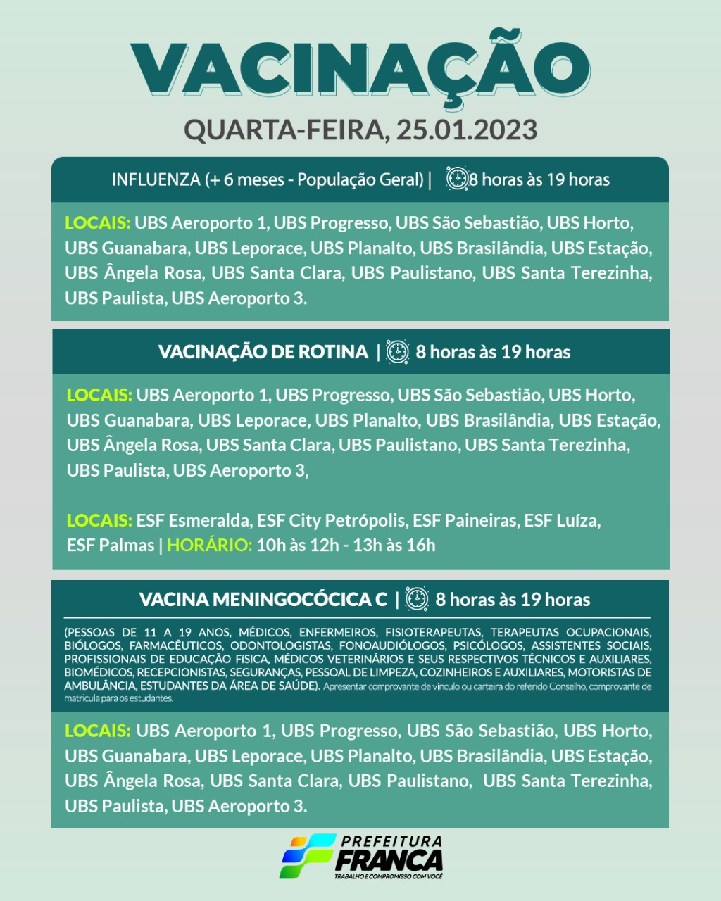 Vacinas de Rotina