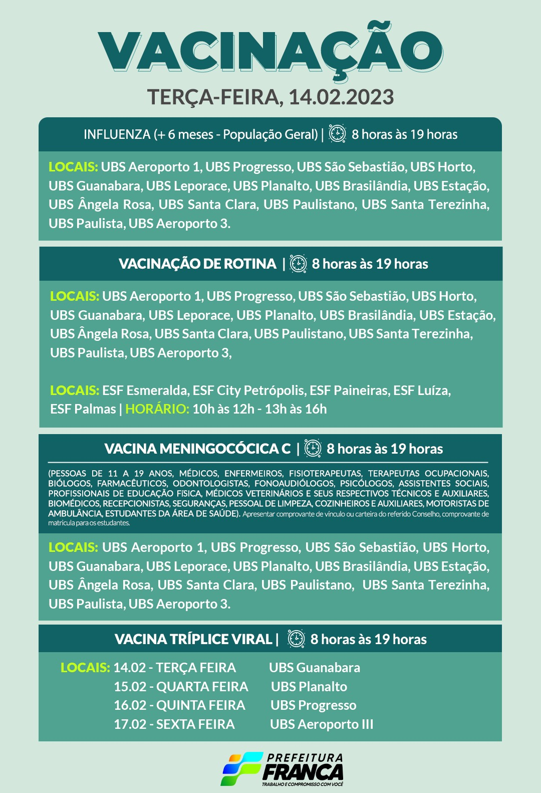 Vacinas de Rotina