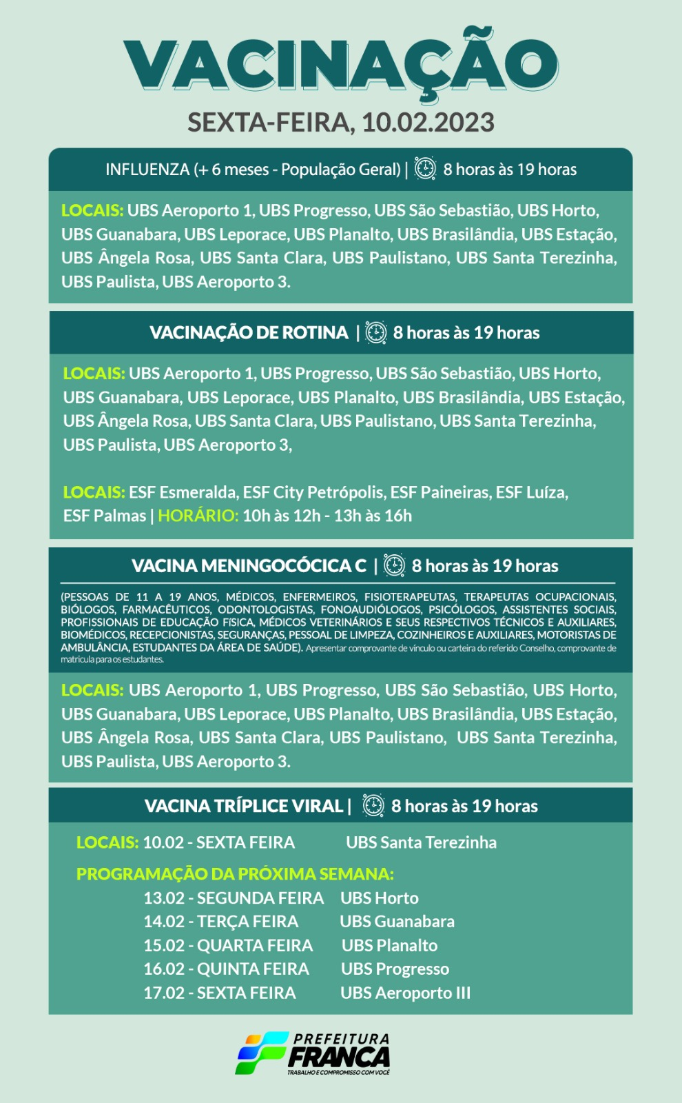 Vacinas de Rotina