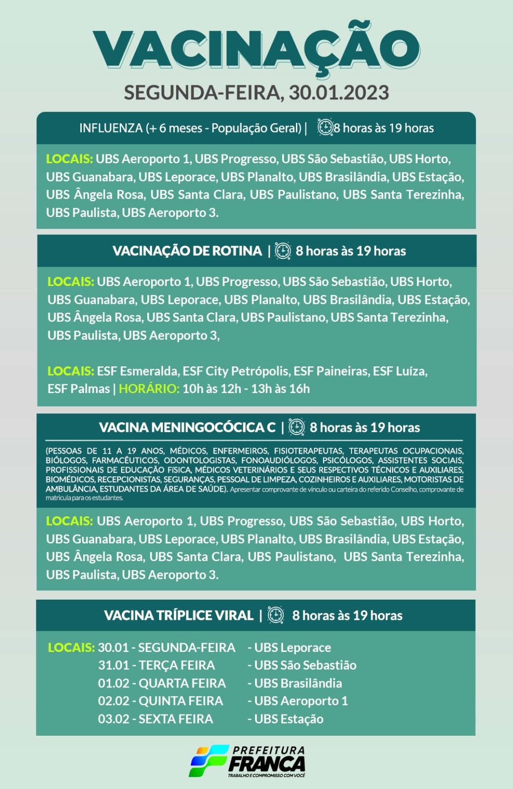 Vacinas de Rotina