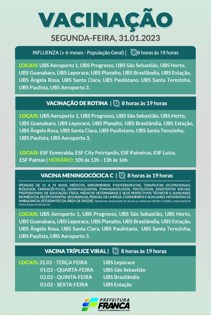 Vacinas de Rotina