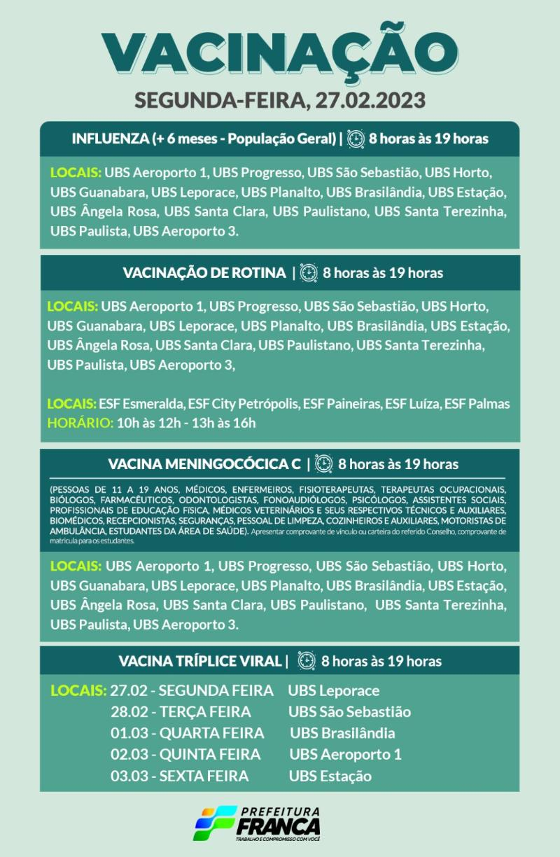 Vacinas de Rotina
