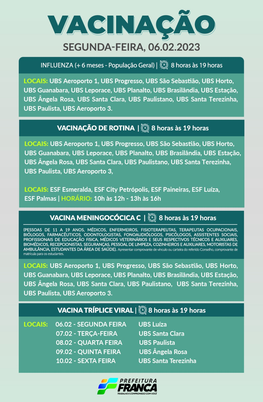 Vacinas de Rotina