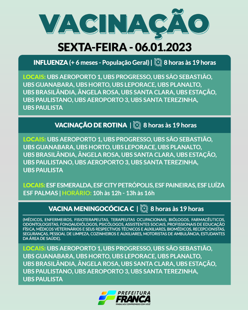 Vacinas de Rotina