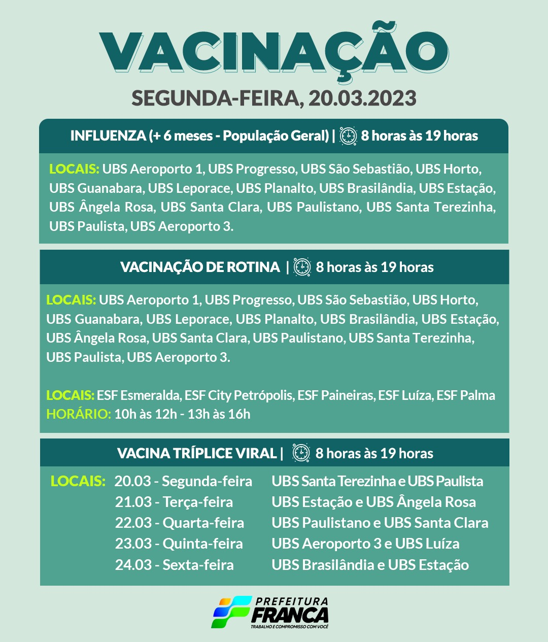 Vacinas de Rotina