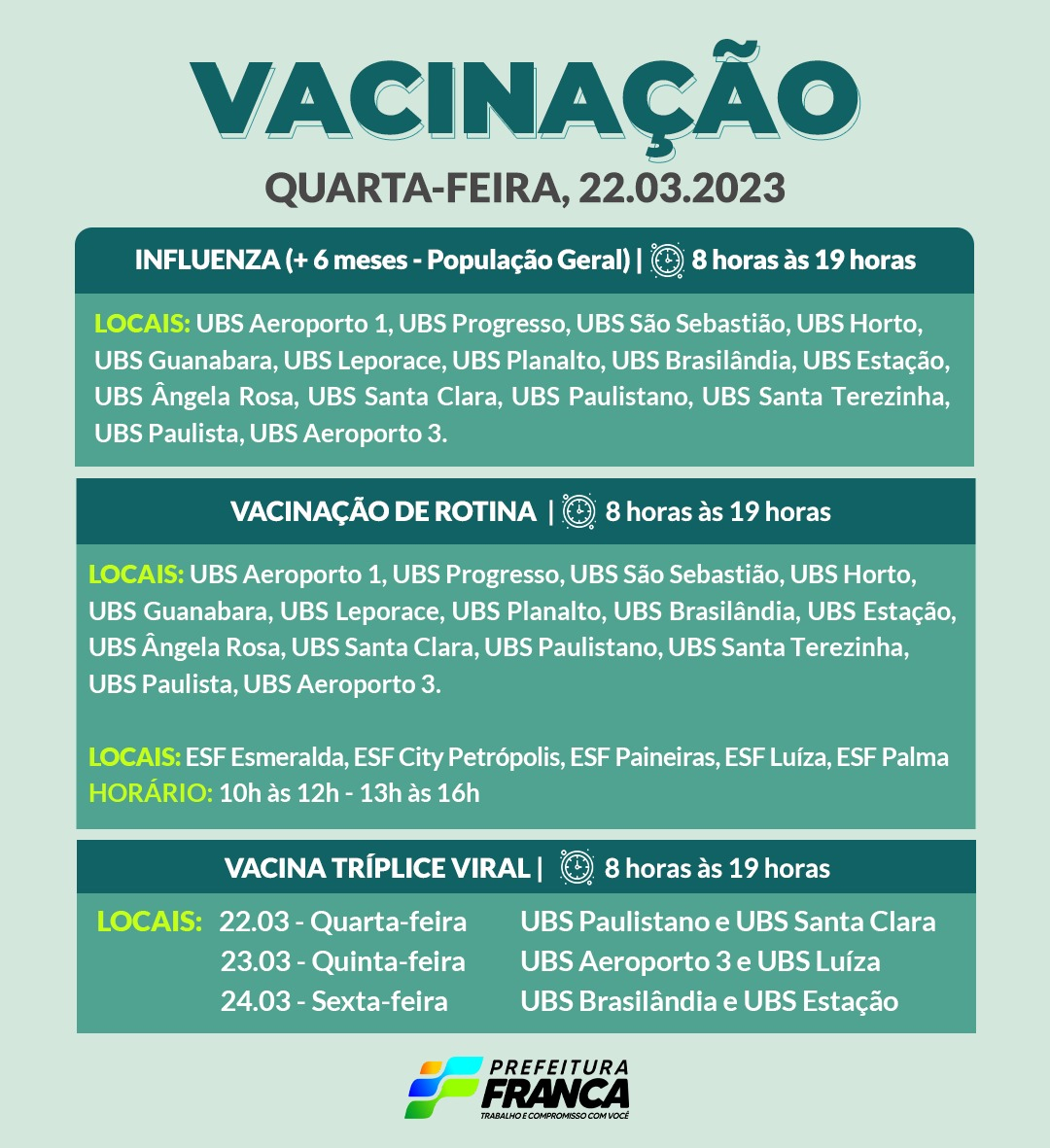 Vacinas de Rotina