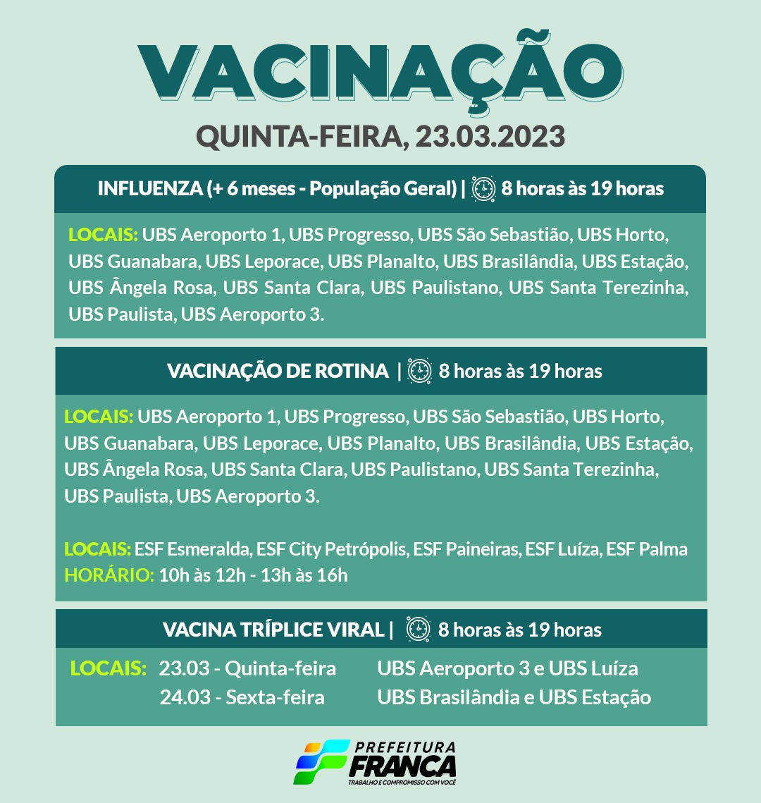 Vacinas de Rotina
