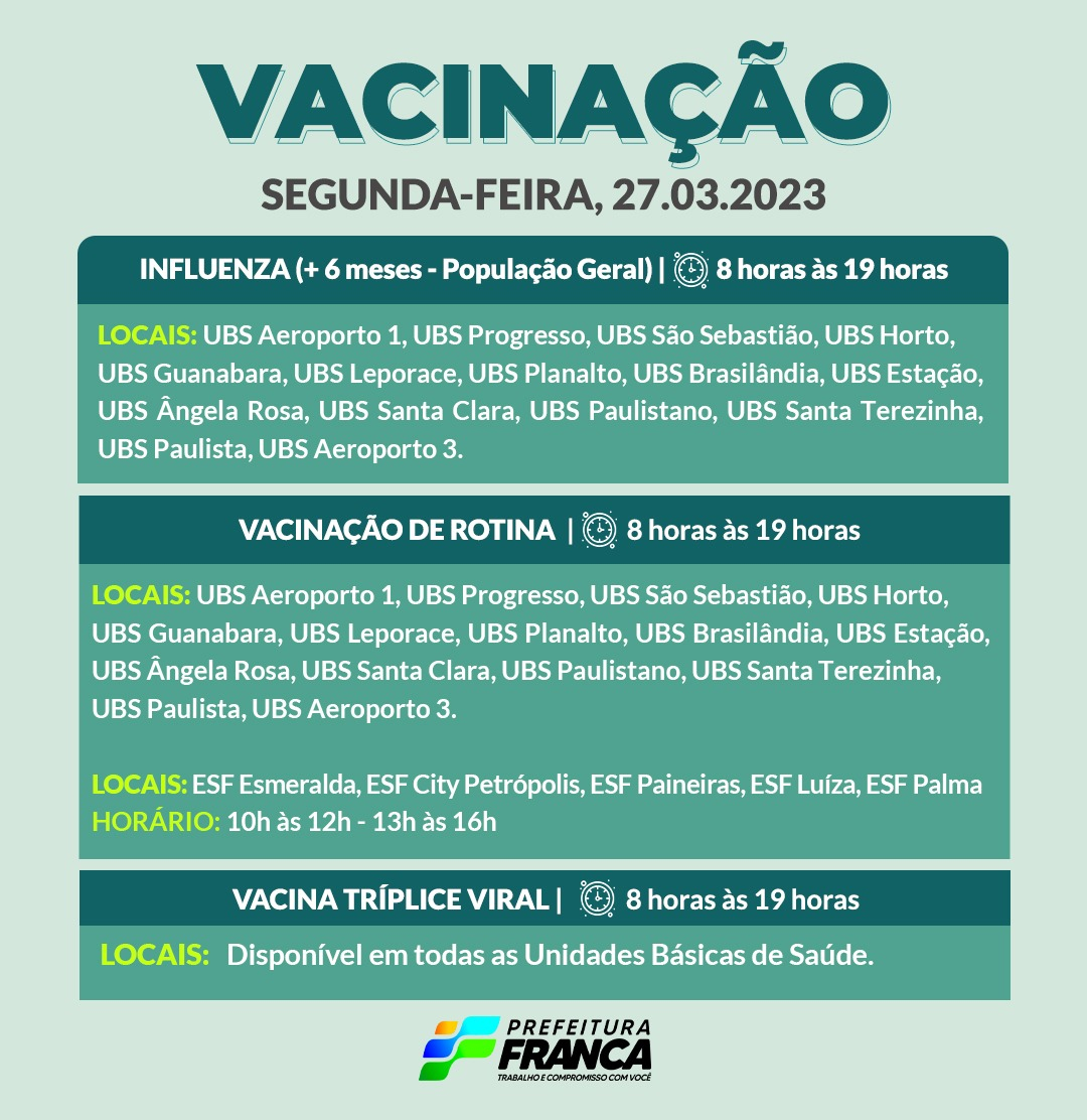 Vacinas de Rotina