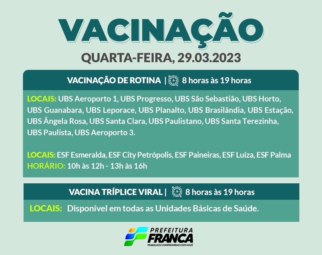 Vacinas de Rotina