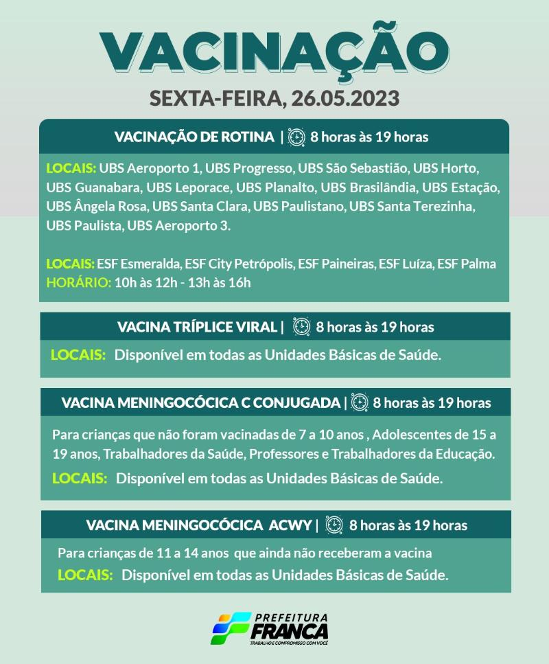 Vacinas de Rotina